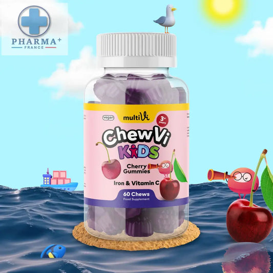 Iron & Vitamin C Gummies - Cherry Flavour (For Kids)-0