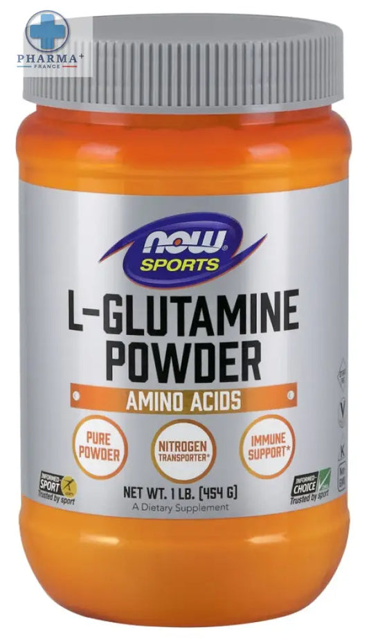 L-Glutamine 454g – NOW Foods