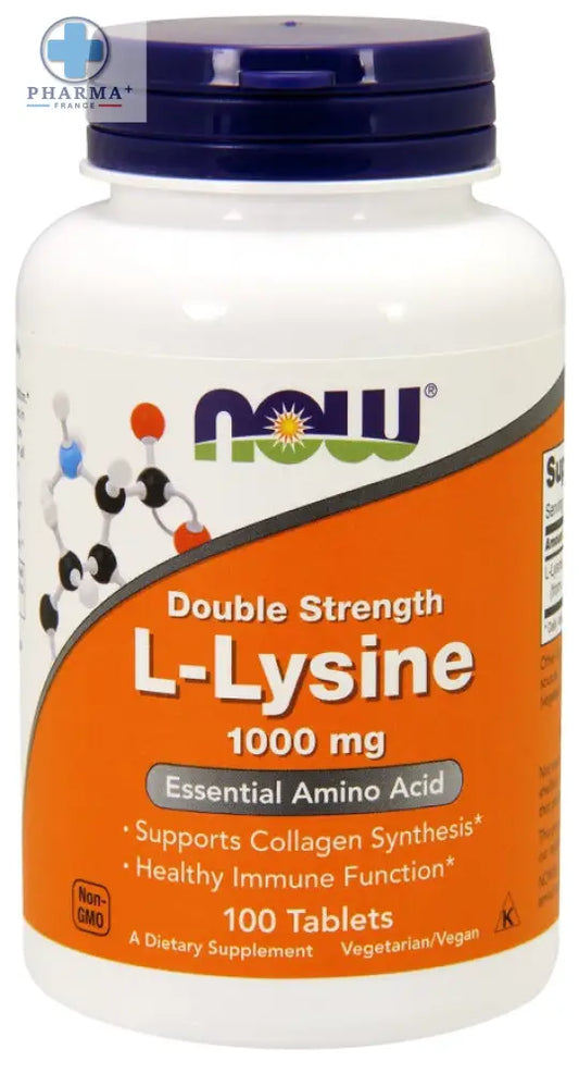 L-Lysine 100 tabs – NOW Foods