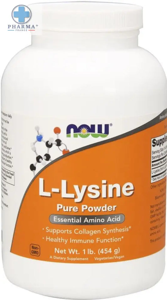 L-Lysine 454g – NOW Foods