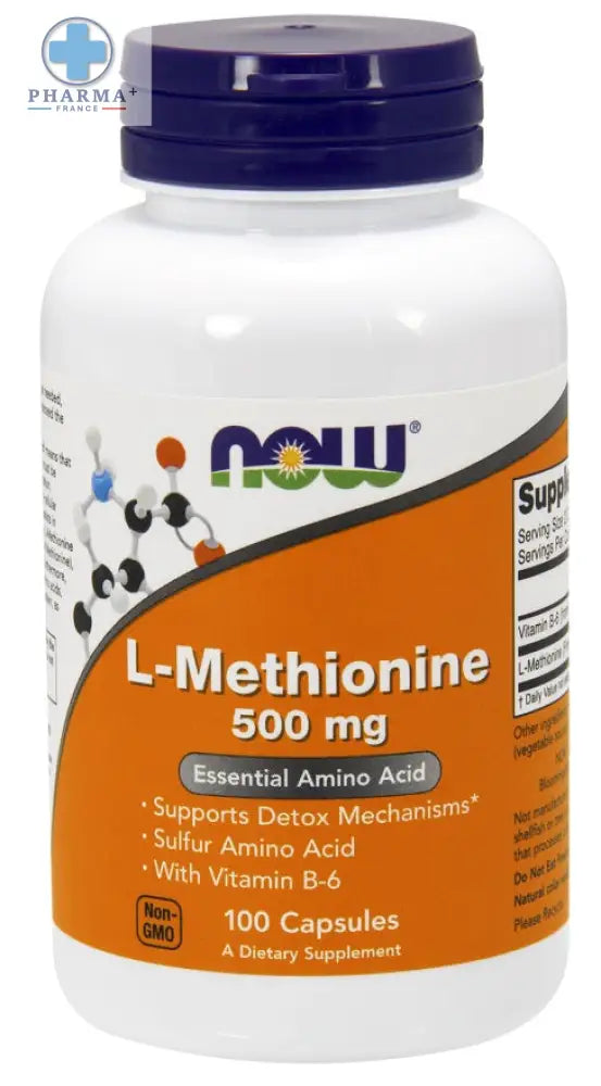 L-Methionine 100 caps – NOW Foods