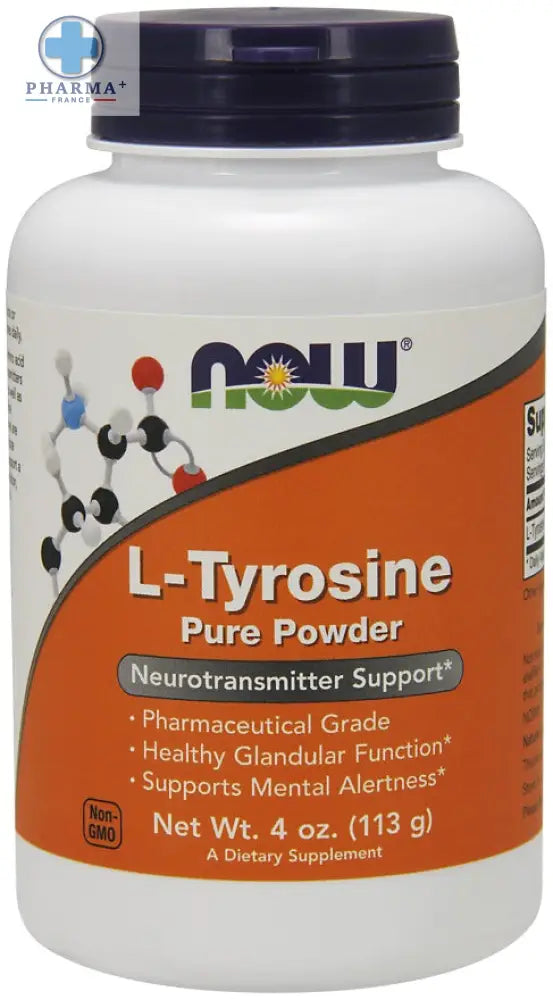 L-Tyrosine 113g – NOW Foods