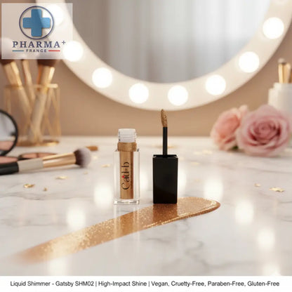 Liquid Shimmer – Gatsby SHM02 | High-Impact Shine | Vegan, Cruelty-Free, Paraben-Free, Gluten-Free
