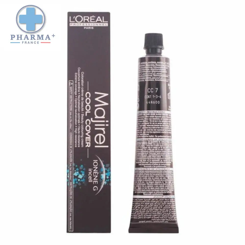 Teinture permanente L Oréal Professionnel Paris pour cheveux blancs avec IONÈNE G CC 7