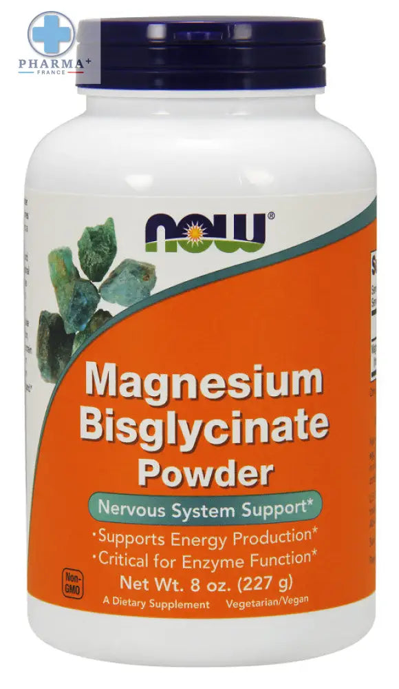 Magnesium Bisglycinate Poudre 227g – NOW Foods