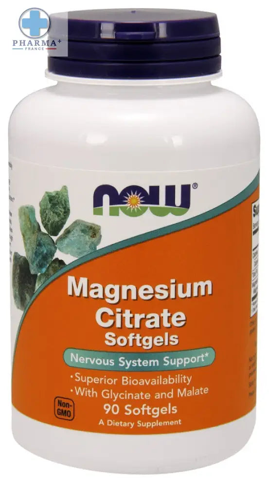 Magnesium Citrate Capsules Molles – NOW Foods