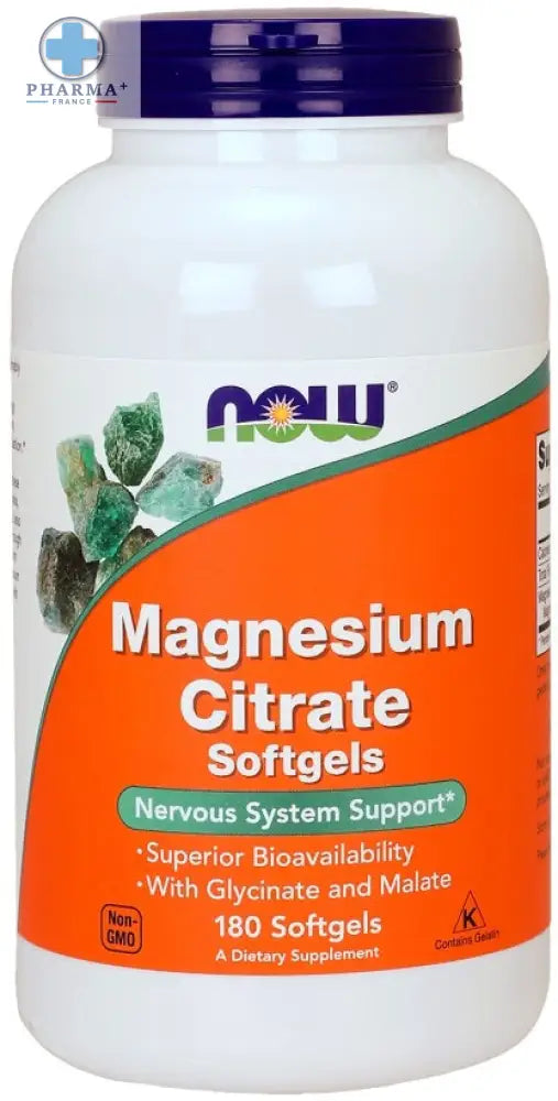 Magnesium Citrate Capsules Molles – NOW Foods