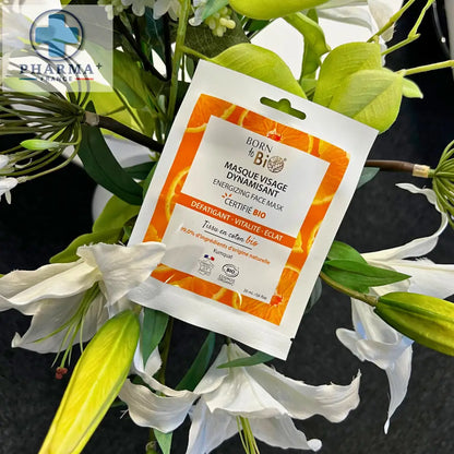 Masque visage Dynamisant en coton - Certifié Bio-1