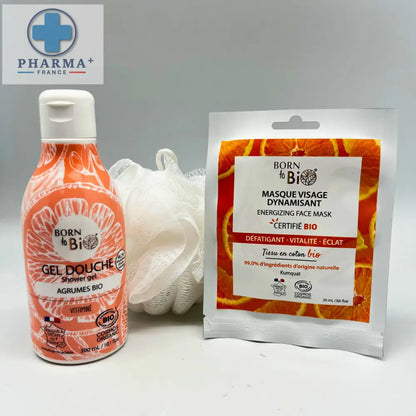 Masque visage Dynamisant en coton - Certifié Bio-2