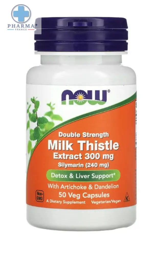 Milk Thistle Extrait avec Artichoke & Dandelion – NOW Foods