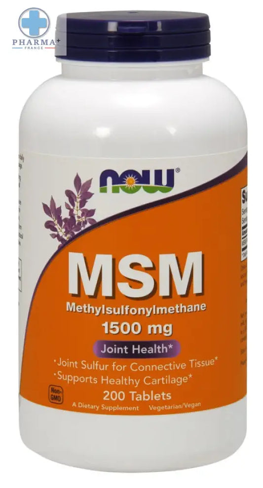 MSM Methylsulphonylmethane 200 tabs – NOW Foods