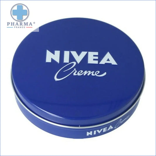 Tiné rond bleu Nivea Creme Groupe Nobélis Sasu pour hydratation 150 ml
