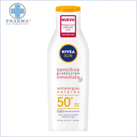 Nivea Sun lotion solaire protection solaire SPF 50+ pour peaux sensibles groupe Nobélis