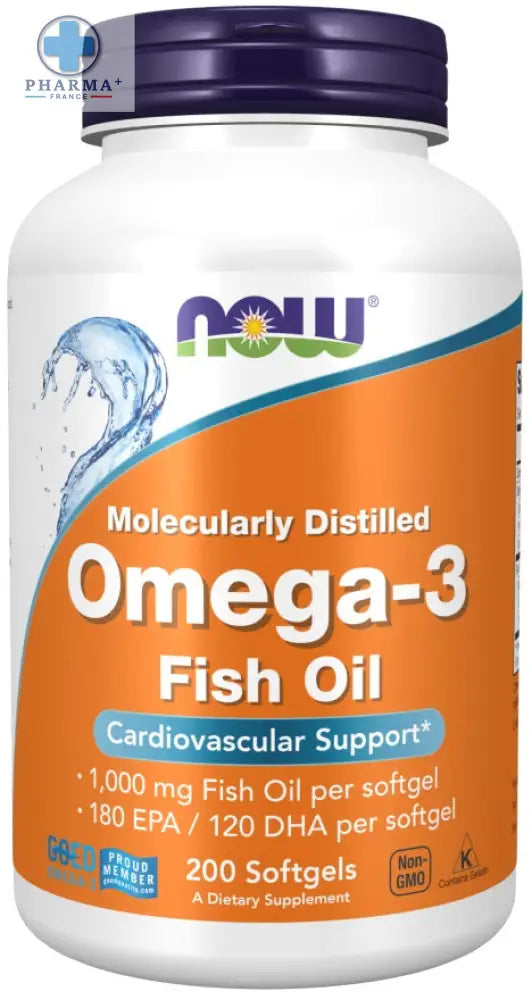 Omega-3 Molecularly Distilled – NOW Foods