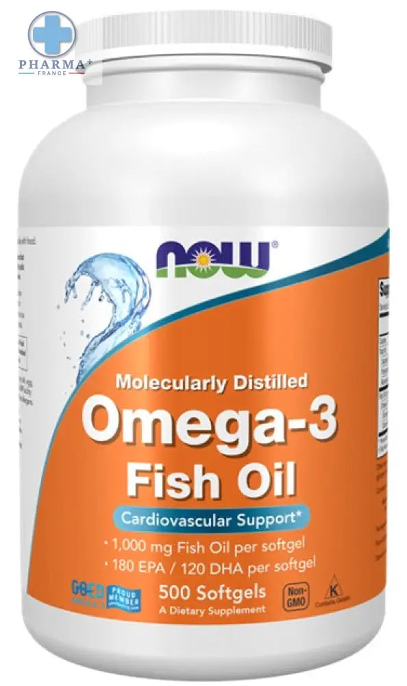 Omega-3 Molecularly Distilled – NOW Foods