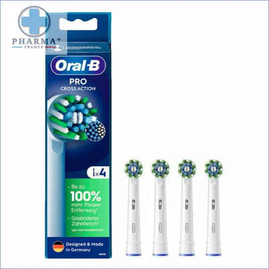 Recharges de brosses Oral-B Pro Cross Action pour nettoyage optimal, groupe Nobélis Sasu