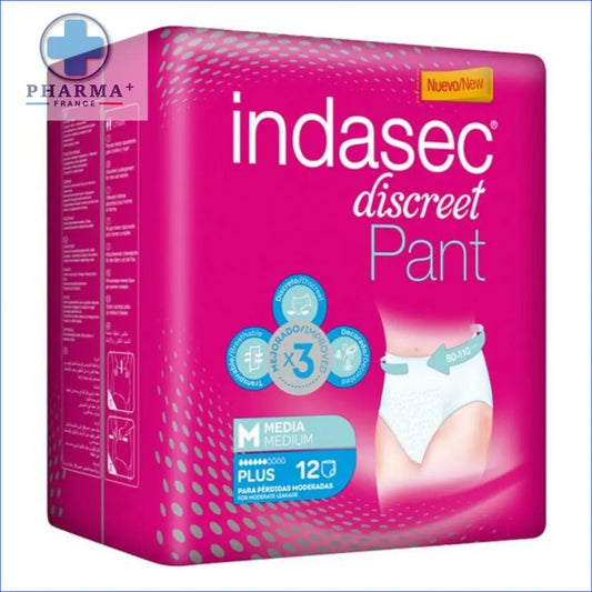 Paquet de sous-vêtements d incontinence discrets Pant Plus Indasec Groupe Nobélis