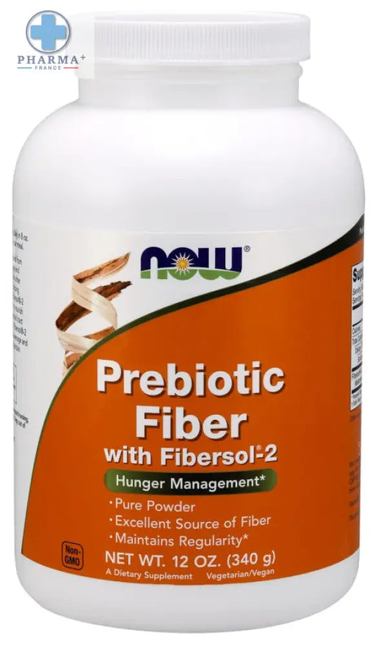 Prebiotic Fiber avec Fibersol-2 340g – NOW Foods