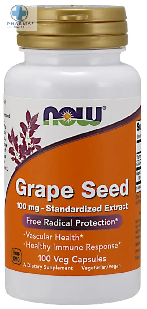 Raisin Seed Standardisé Extrait – NOW Foods