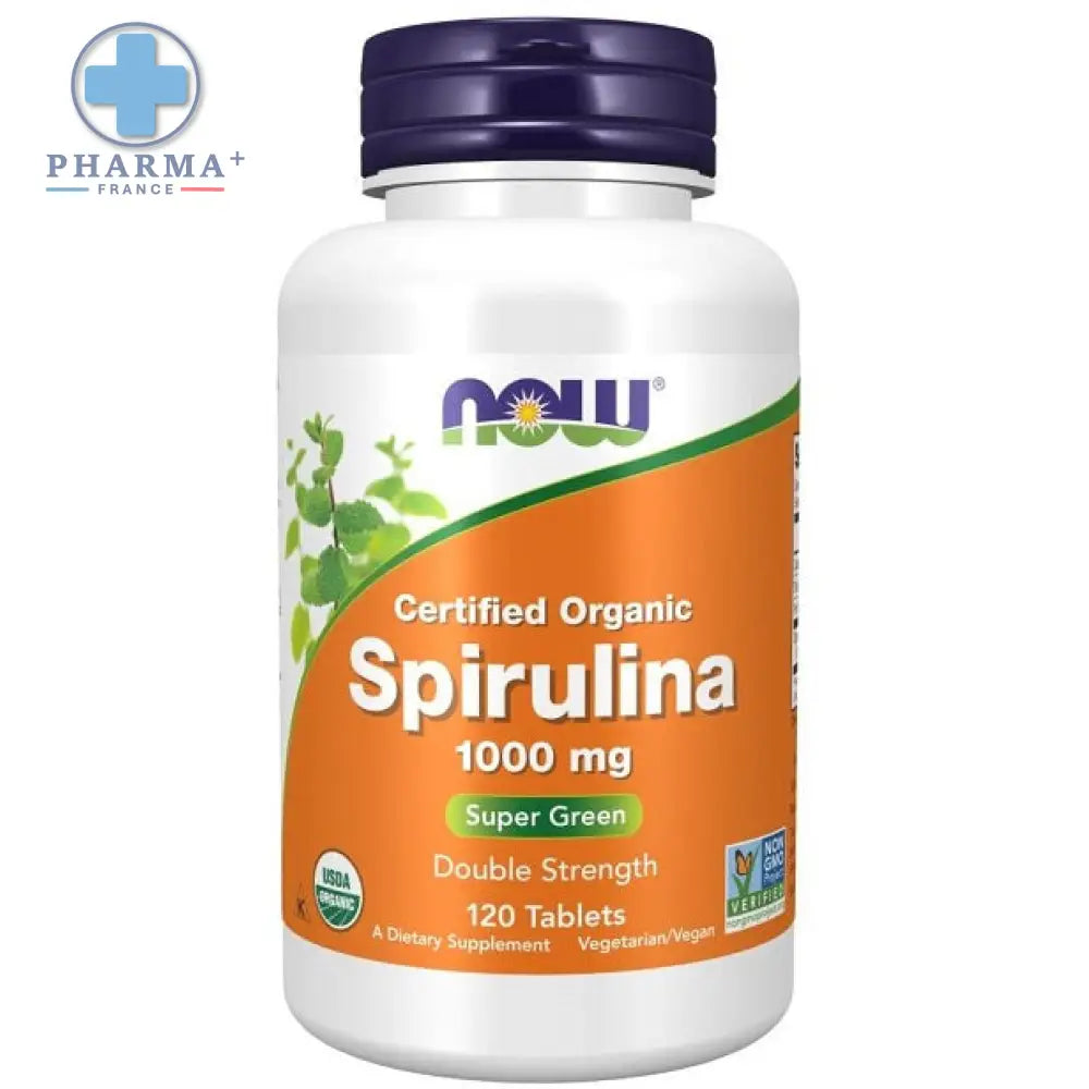 Spirulina 120 tabs – NOW Foods