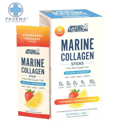 Sticks de Collagène Marin Limonade Fraise 0.17kg – Applied Nutrition