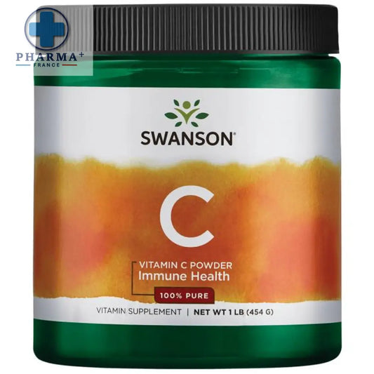 Pot vert de swanson vitamine c poudre complexe vitaminé découvrez 454 g pour soutien immunitaire