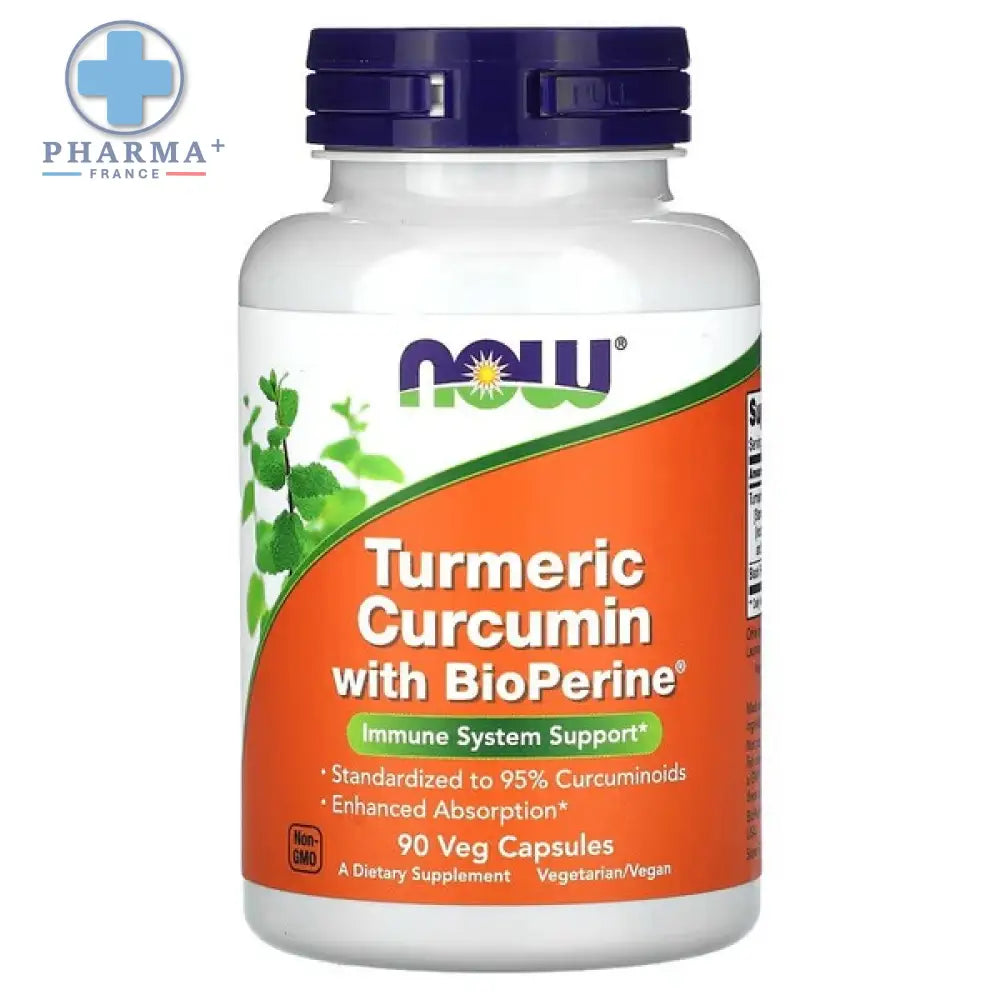 Turmeric Curcumin avec BioPerine – NOW Foods